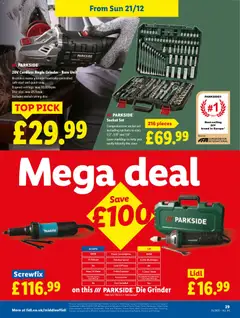 Preview of Lidl - Lidl Weekly valid from 18.12.2025 | Page: 31 | Products: Socket, Floor, Case, Grinder
