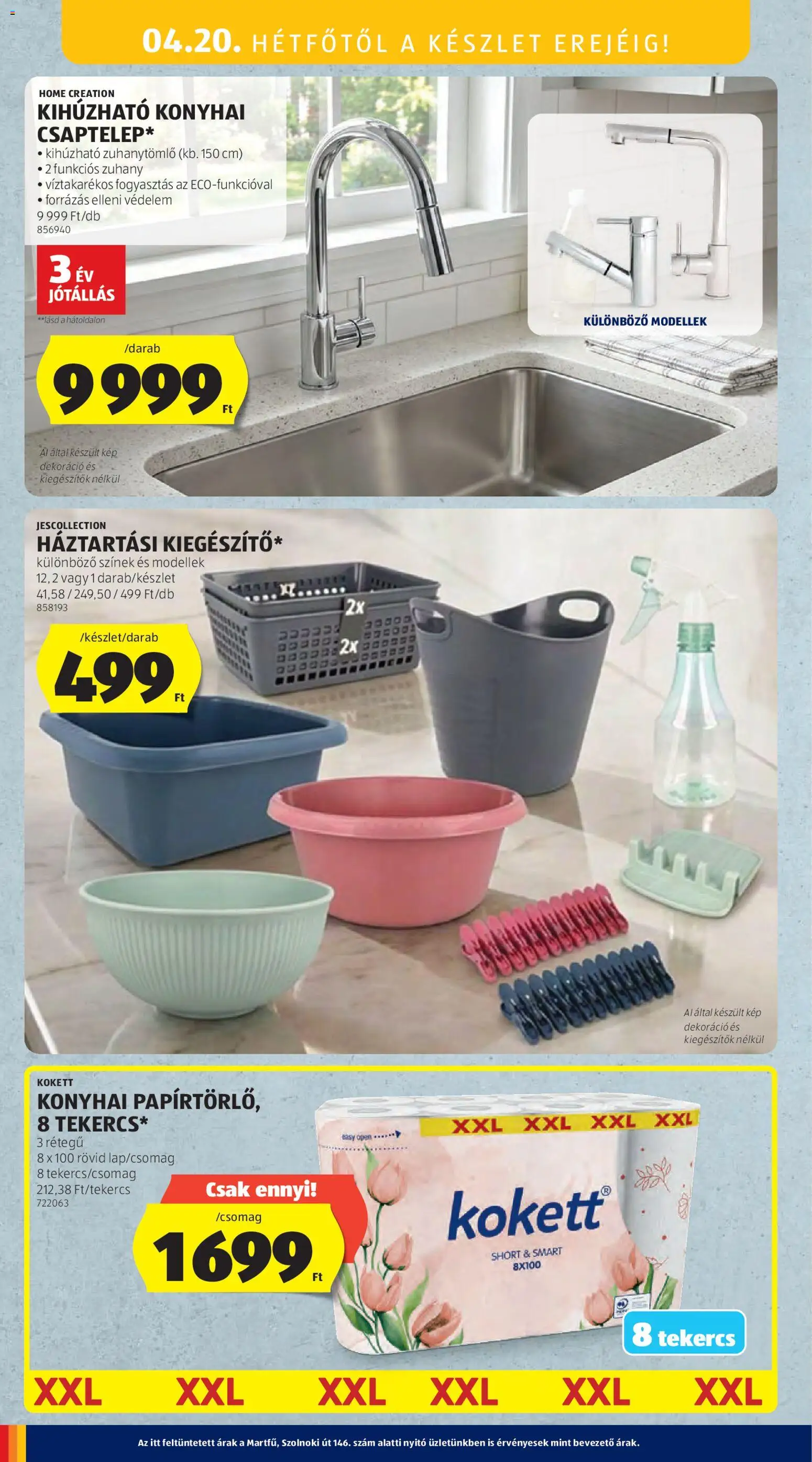 Aldi akciós ujság - amely érvényes a következő dátumtól: 16.04.2026 | Oldal: 18 | Termékek: Zuhany, Dekoráció