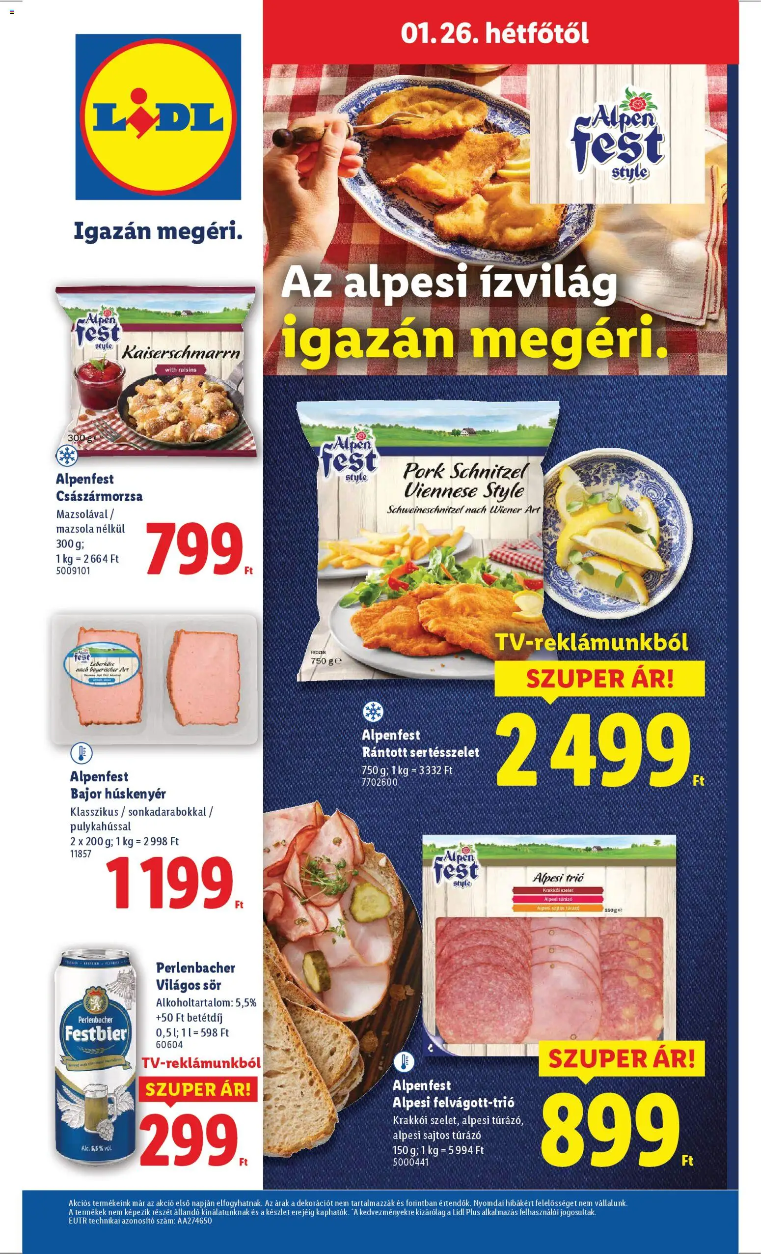 Lidl akciós ujság - amely érvényes a következő dátumtól: 22.01.2026 | Oldal: 58 | Termékek: Sör, Mazsola