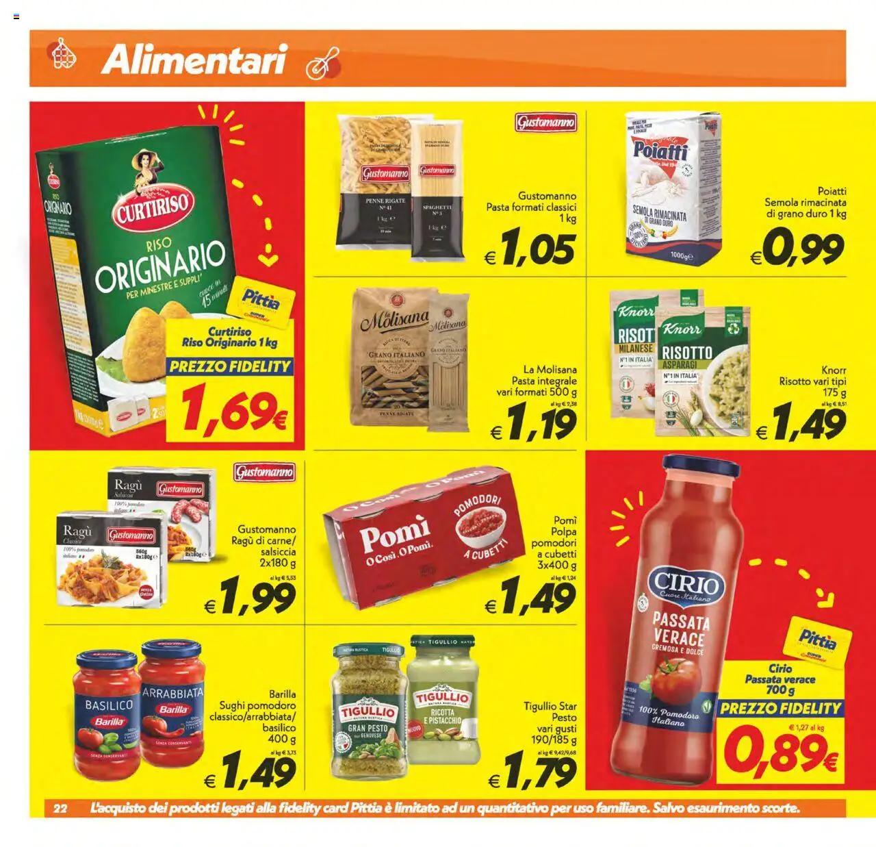 Volantino SuperConveniente del 20.06.2025 | Pagina: 22 | Prodotti: Salsiccia, Pasta, Pesto, Basilico
