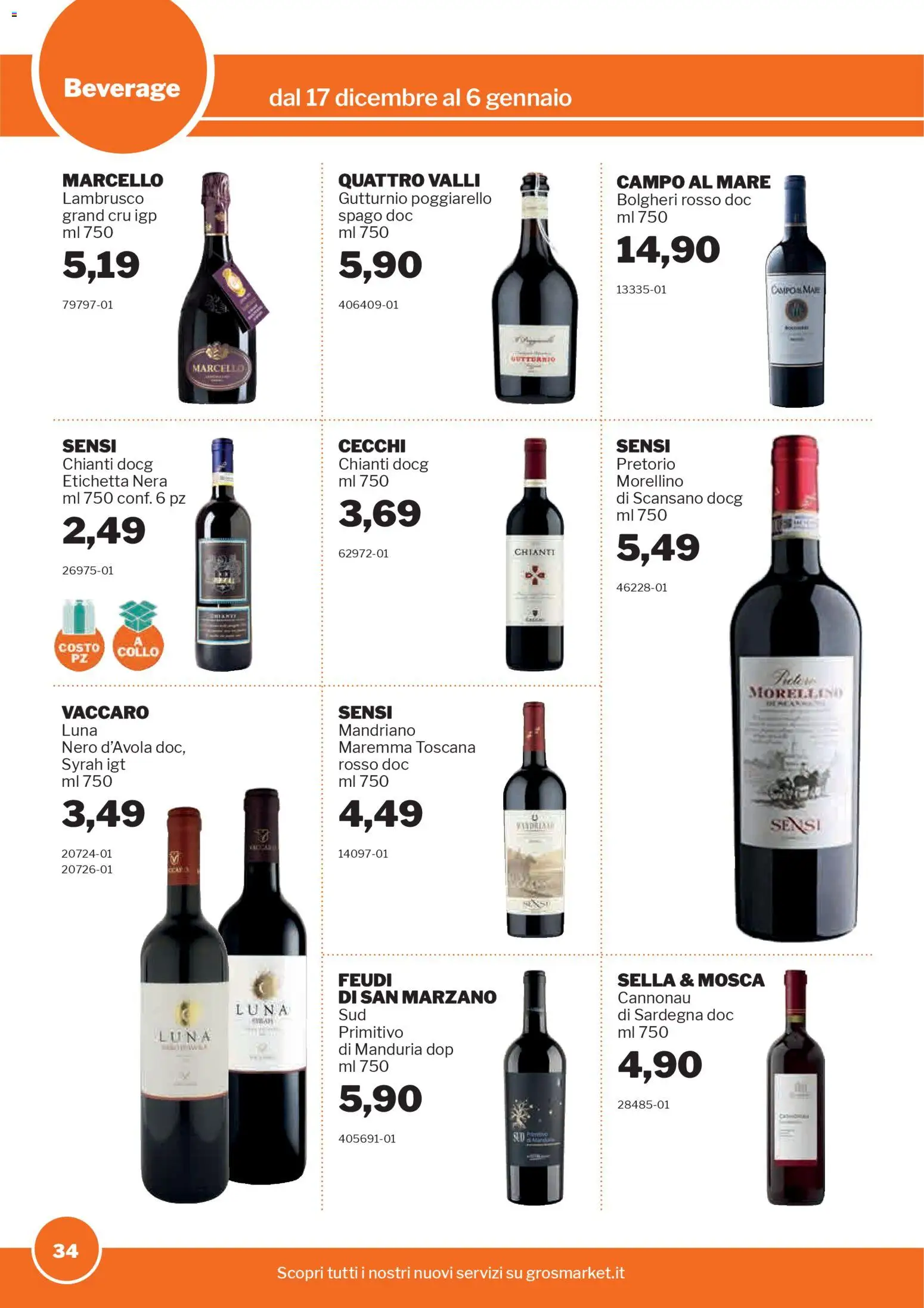 Volantino Sogegross del 17.12.2025 | Pagina: 34