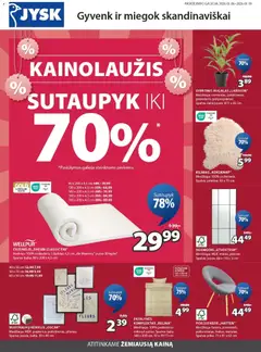 JYSK leidinys galioja nuo 06.01.2026