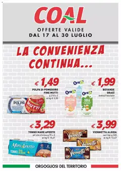 Anteprima del volantino Coal La Convenienza Continua catalogo valido a partire dal 17.07.2025