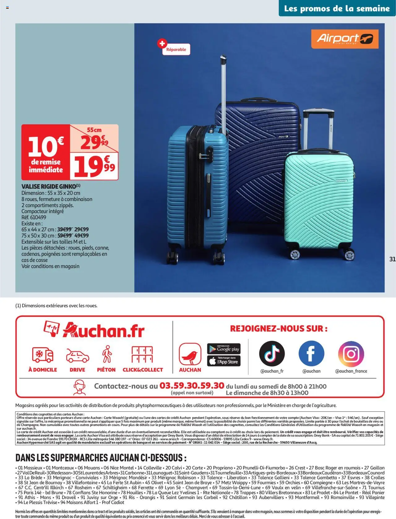  | Page: 31 | Produits: Poignées, Store, Panier, Valise
