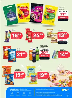 PEP Stores specials catalogue – valid from 24.10.2025 | Page: 5 | Products: Sweets, Chocolate, Juice, Chilli