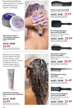Ofertele Oriflame valabile de la 21.01.2026 | Pagină: 142 | Produse: Pieptene, Perie, Mască de păr, Cremă