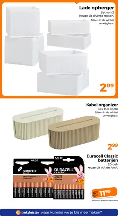 Trekpleister - Folder - Voorbeeld van een folder van Trekpleister, geldig van 05.01.2026 | Pagina: 48 | Producten: Kabel, Batterijen