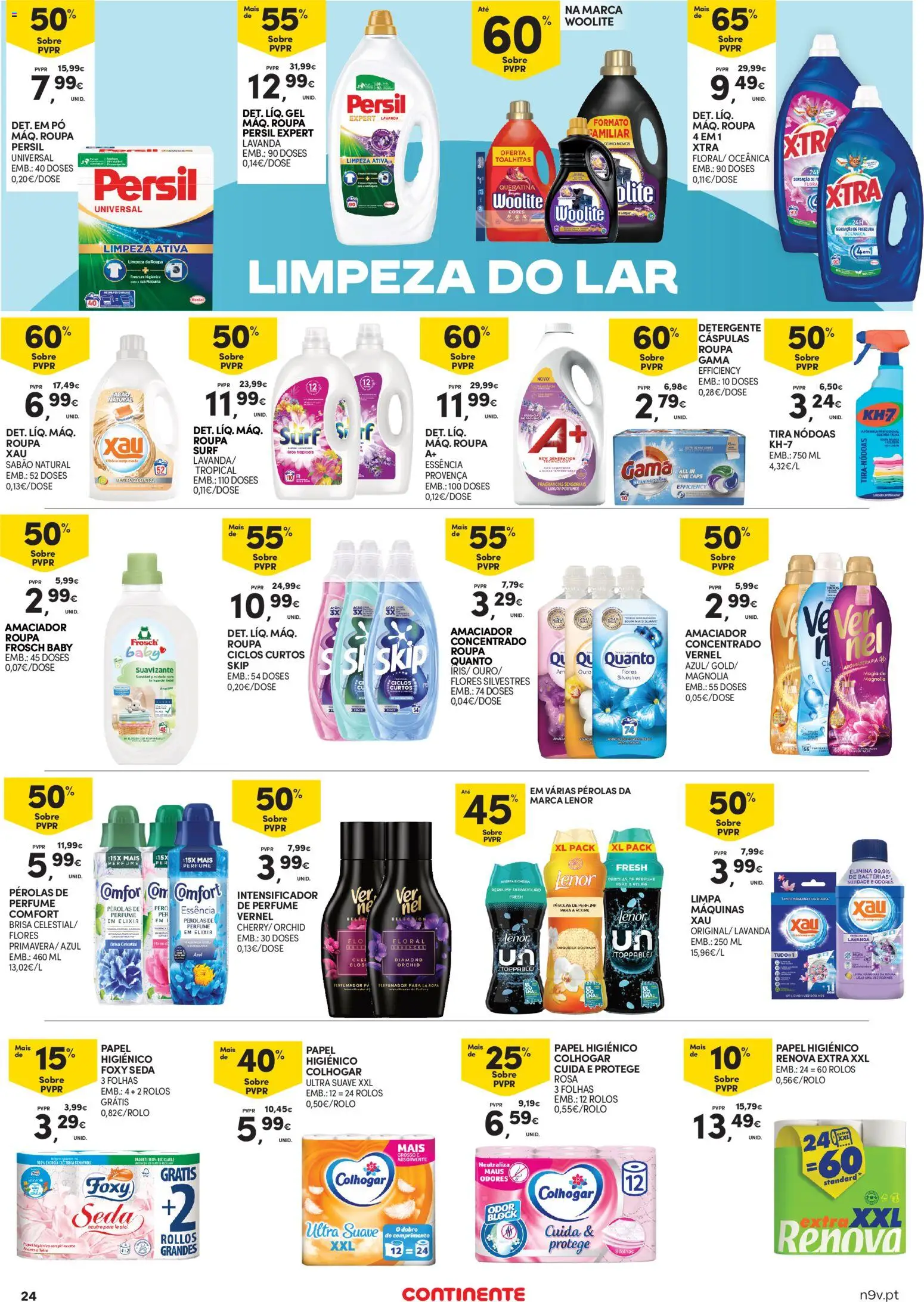 Continente - Açores │ válido de 19.03.2026 | Página: 24 | Produtos: Dourada, Perfume, Sabão, Persil