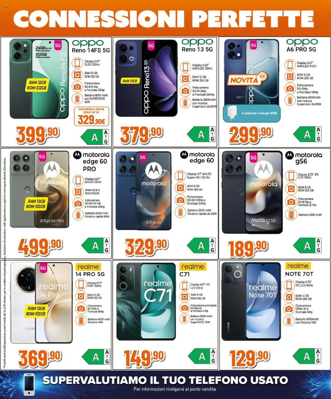 Volantino Expert del 16.10.2025 | Pagina: 26 | Prodotti: Telefono, Fotocamera, Batteria
