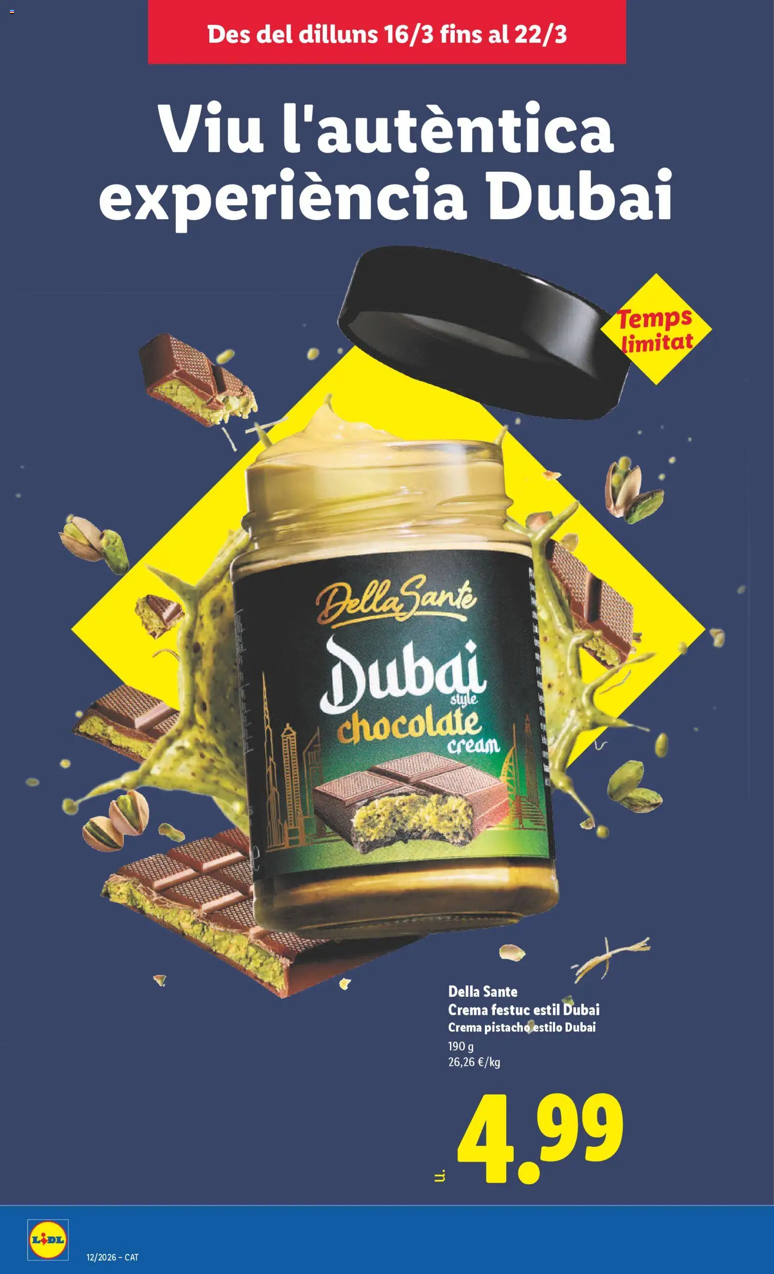 Lidl folleto │ válido desde el 16.03.2026 | Página: 14 | Productos: Chocolate, Crema