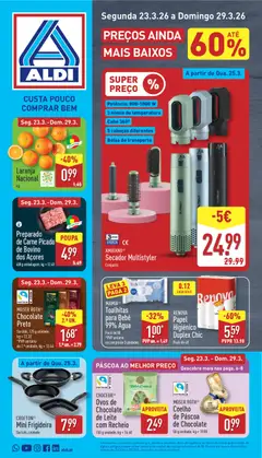 Pré-visualização Aldi folheto válido de 23.03.2026