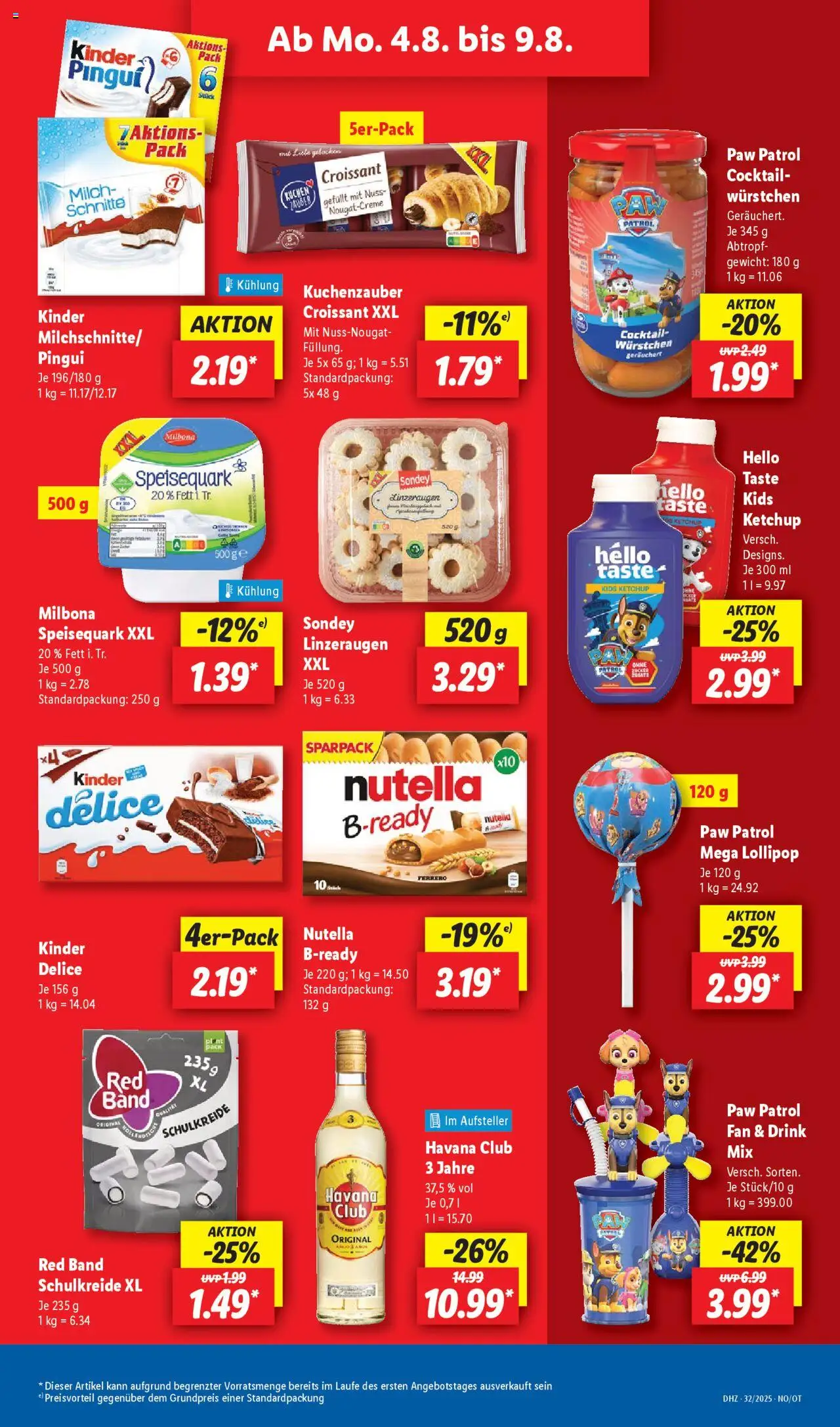 Lidl Prospekt Rahden - gültig ab dem 04.08.2025 | Seite: 19 | Produkte: Gewicht, Croissant, Zucker, Kuchen