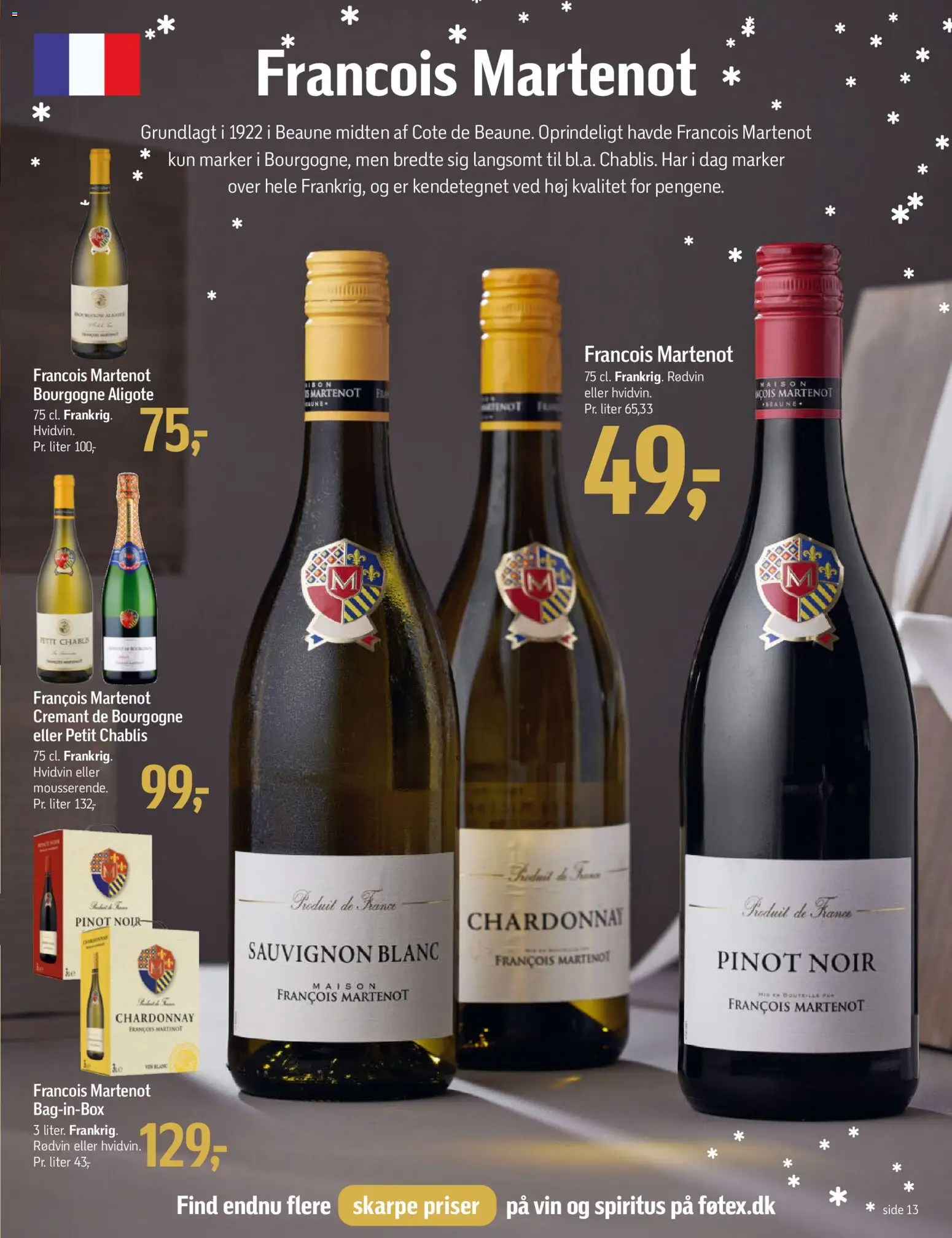 Føtex tilbudsavis – gyldig fra 28.11.2025 | Side: 13 | Produkter: Vin, Is