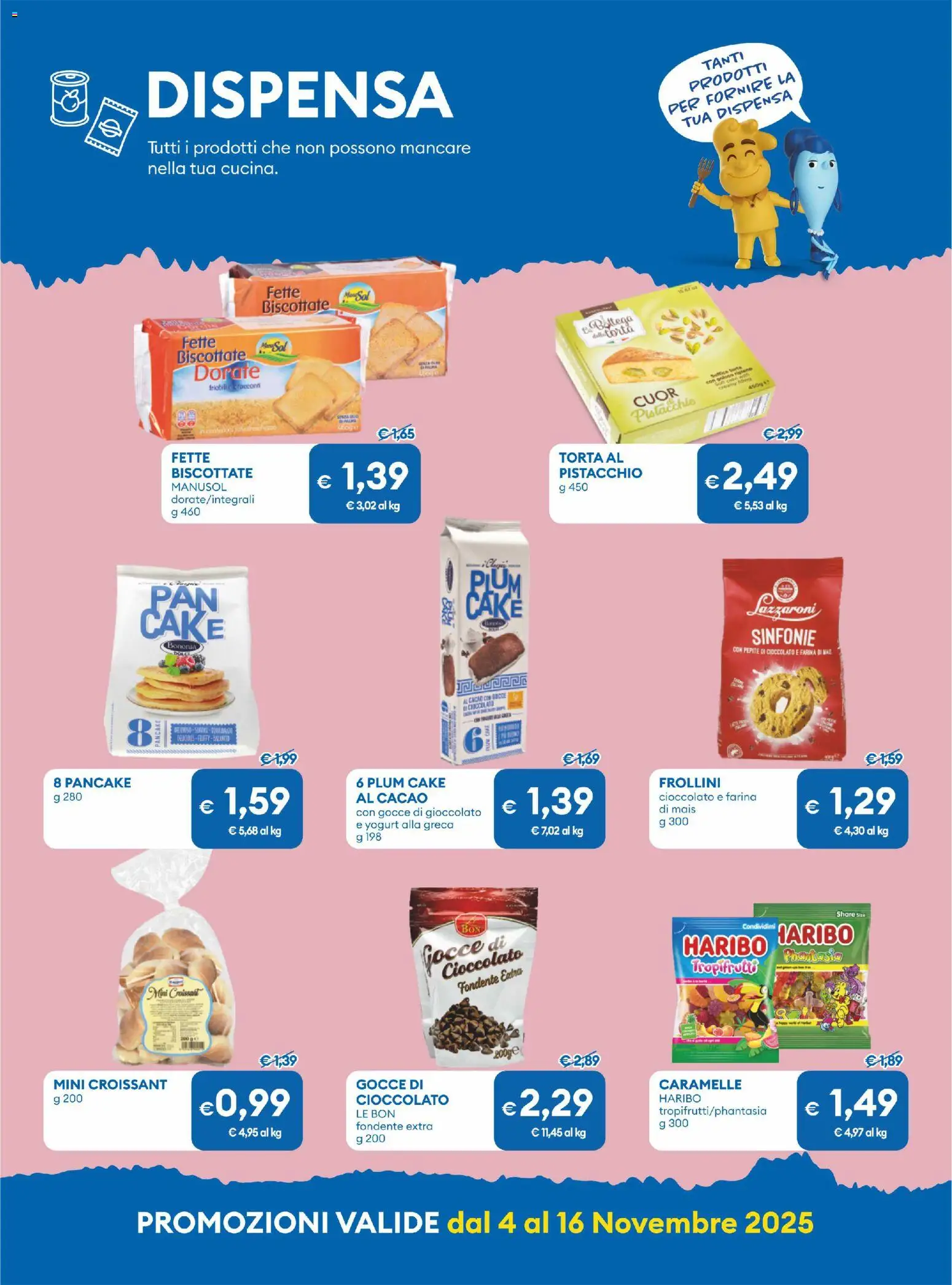 Volantino MD Discount del 04.11.2025 | Pagina: 7 | Prodotti: Yogurt, Torta, Mais, Fette biscottate