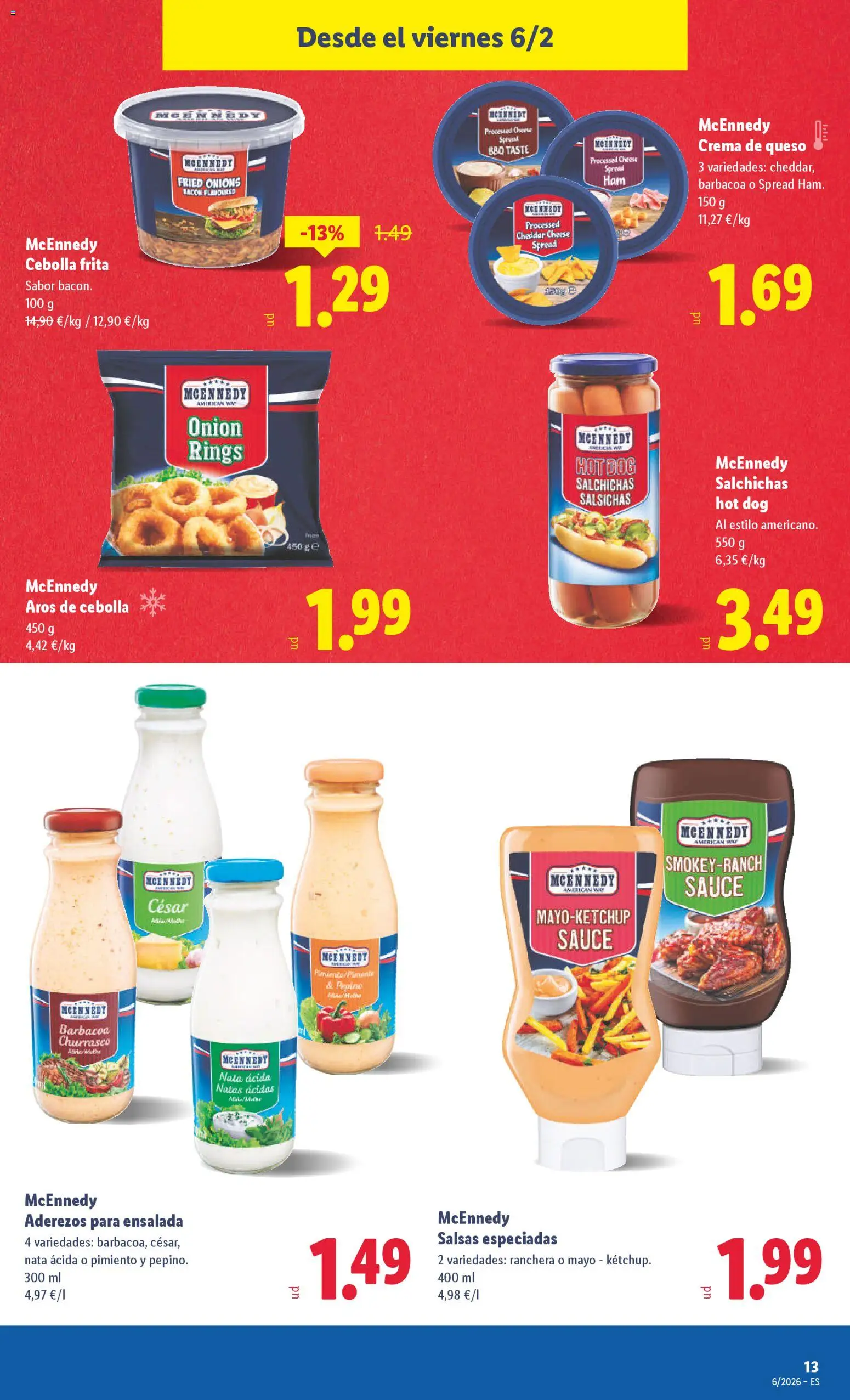 Lidl folleto │ válido desde el 02.02.2026 | Página: 33 | Productos: Queso, Crema, Παγωμένο τσάι, Barbacoa