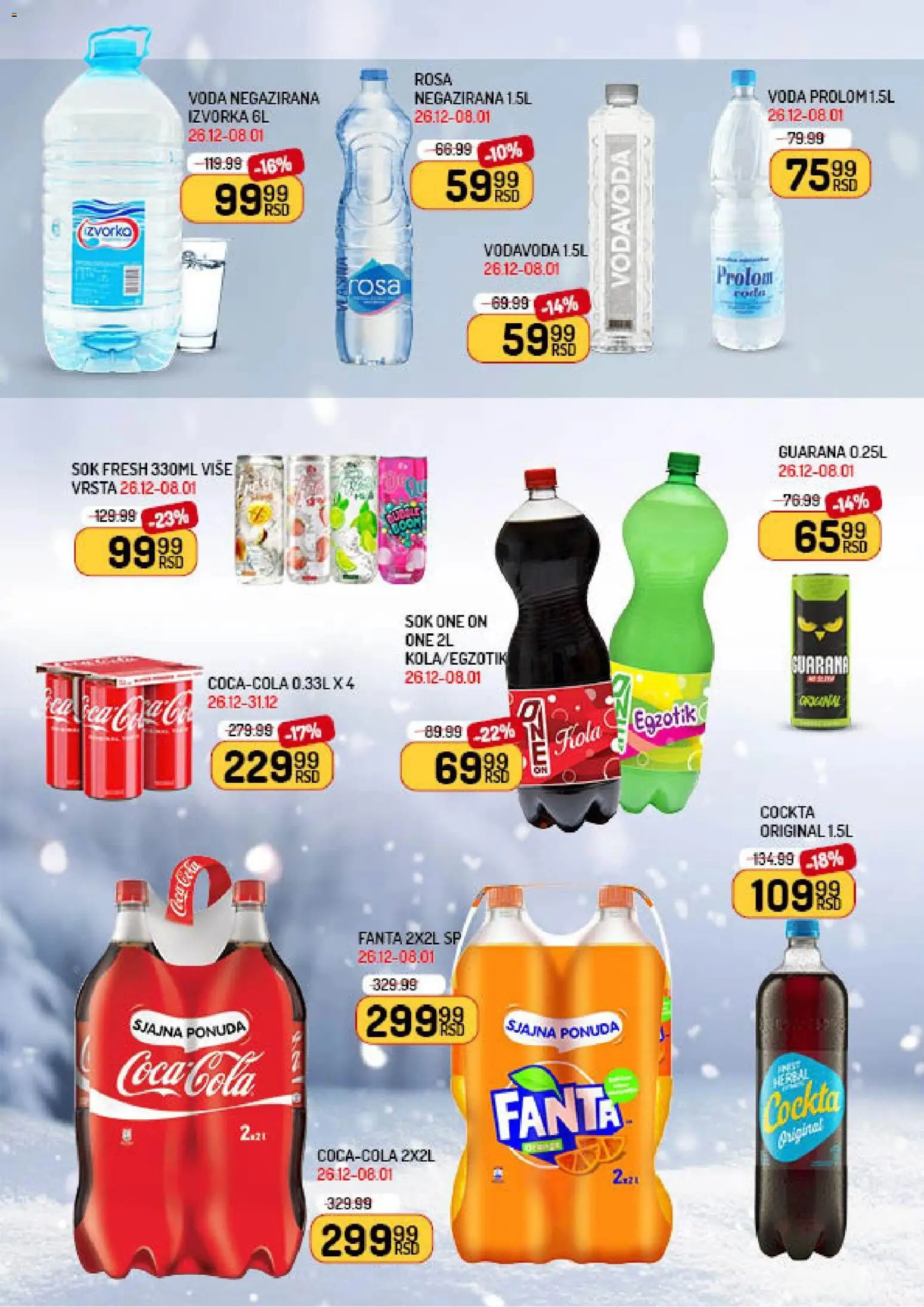 Aman katalog - važi od 20.12.2025 | Strana: 12 | Proizvode: Voda, Guarana, Sok