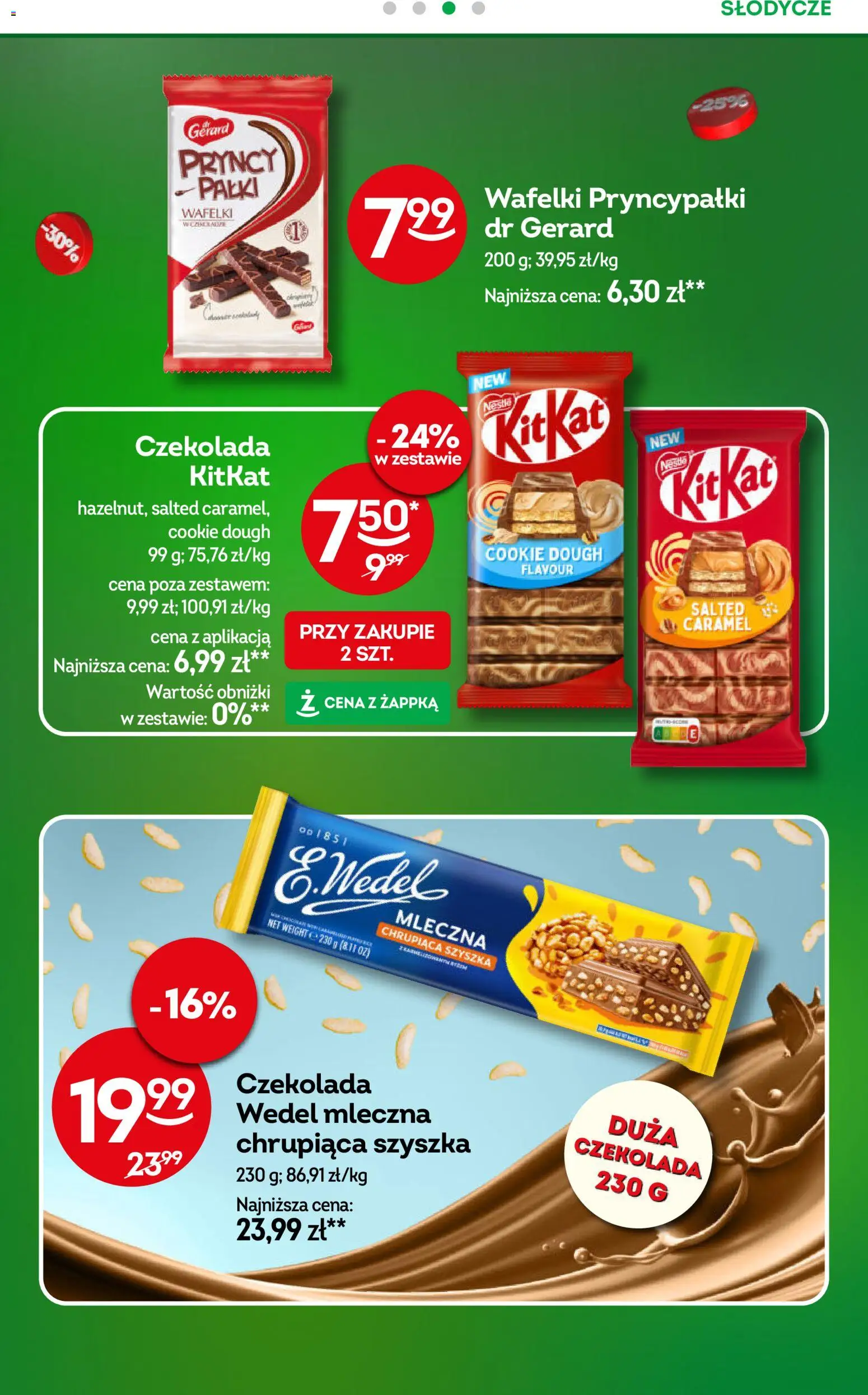 Żabka gazetka od 22.04.2026 | Strona: 33 | Produkty: Słodycze, Wafelki PryncyPałki, Wafelki, Czekolada