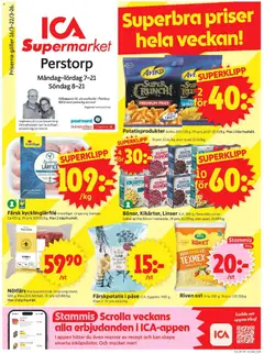 ICA Supermarket - Perstorp - Förhandsvisning av reklamblad från butik ICA Supermarket aktuell från 16.03.2026