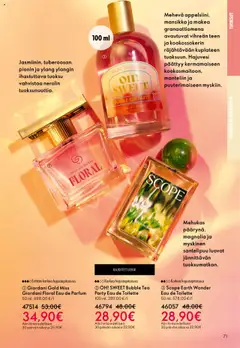 Oriflame-mainoslehti voimassa 08.10.2025 alkaen | Sivu: 71 | Tuotteet: Hajuvesi, Tuoksu, Eau de toilette, Granaattiomena