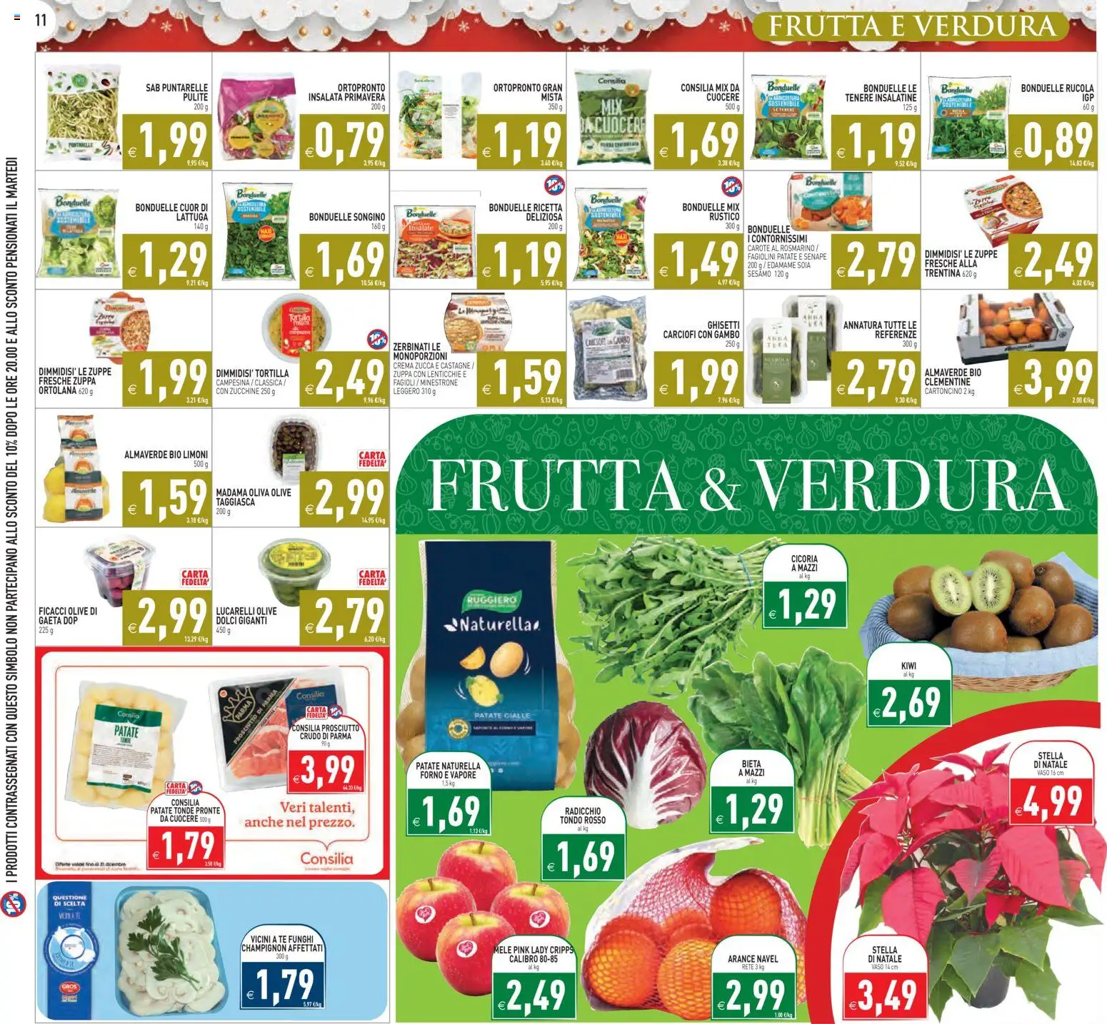 Volantino PIM Supermercati del 06.12.2025 | Pagina: 11 | Prodotti: Crema, Mele, Frutta, Fagiolini