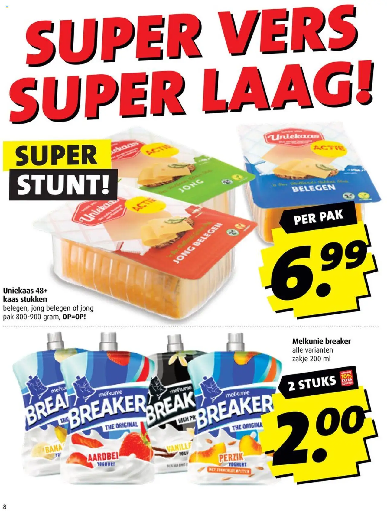{H1} | Pagina: 8 | Producten: Kaas, Yoghurt, Pavilon, Aardbei