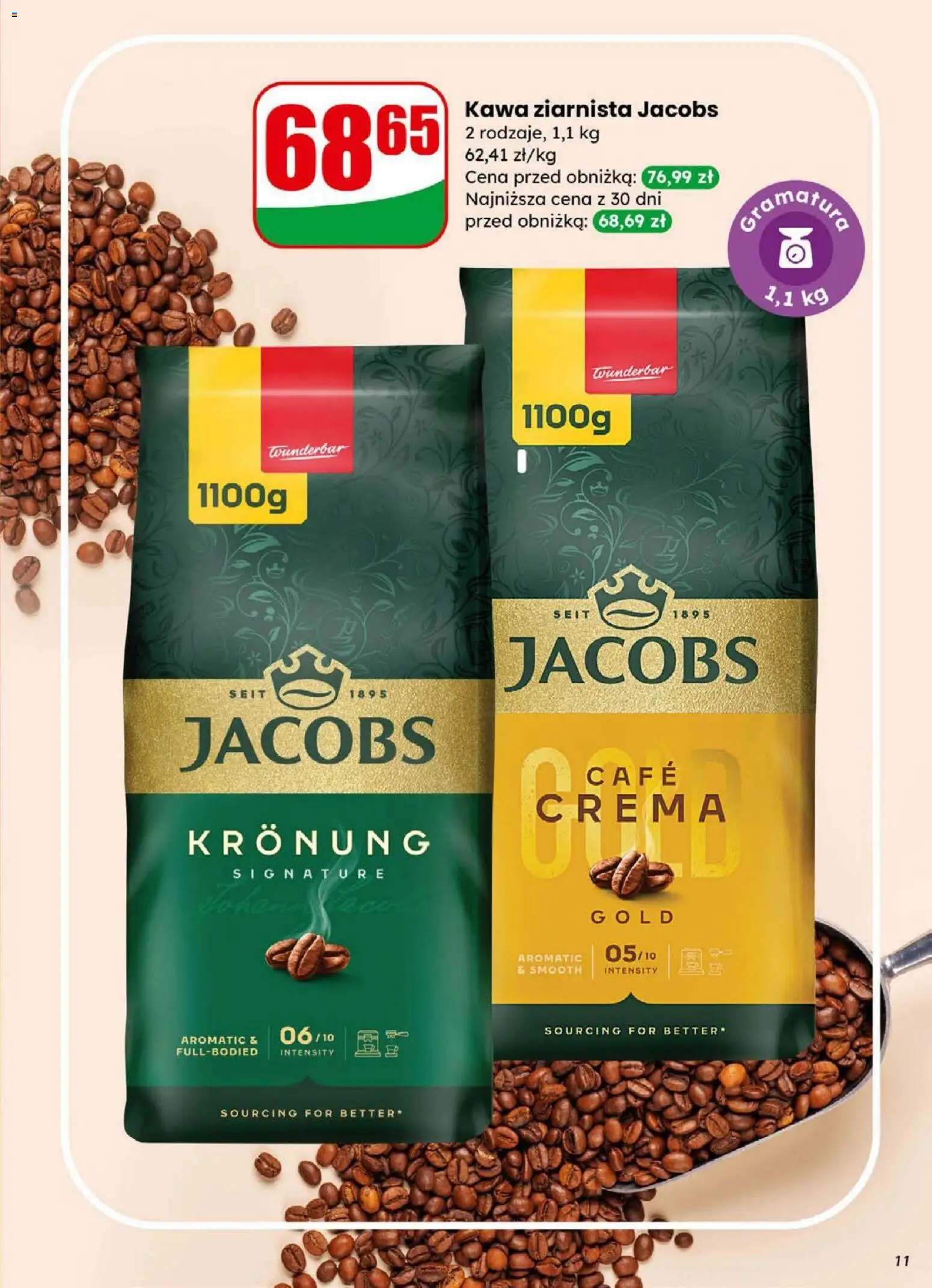 Dino Gazetka od 31.12.2025 | Strona: 11 | Produkty: Kawa ziarnista, Kawa