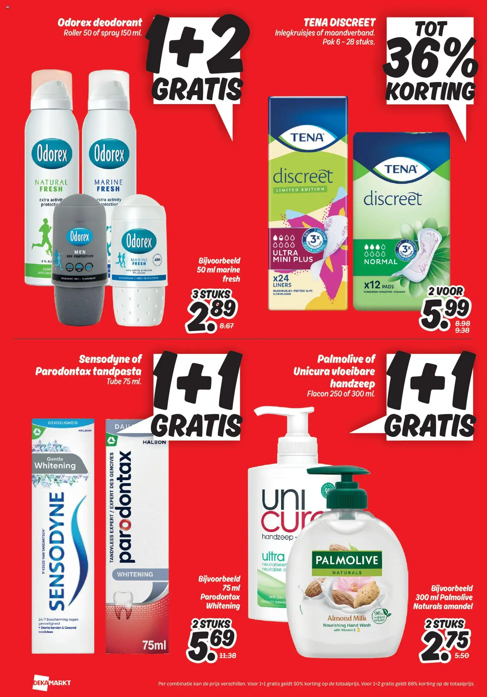 {H1} | Pagina: 7 | Producten: Deodorant, Kan, Handzeep, Pads