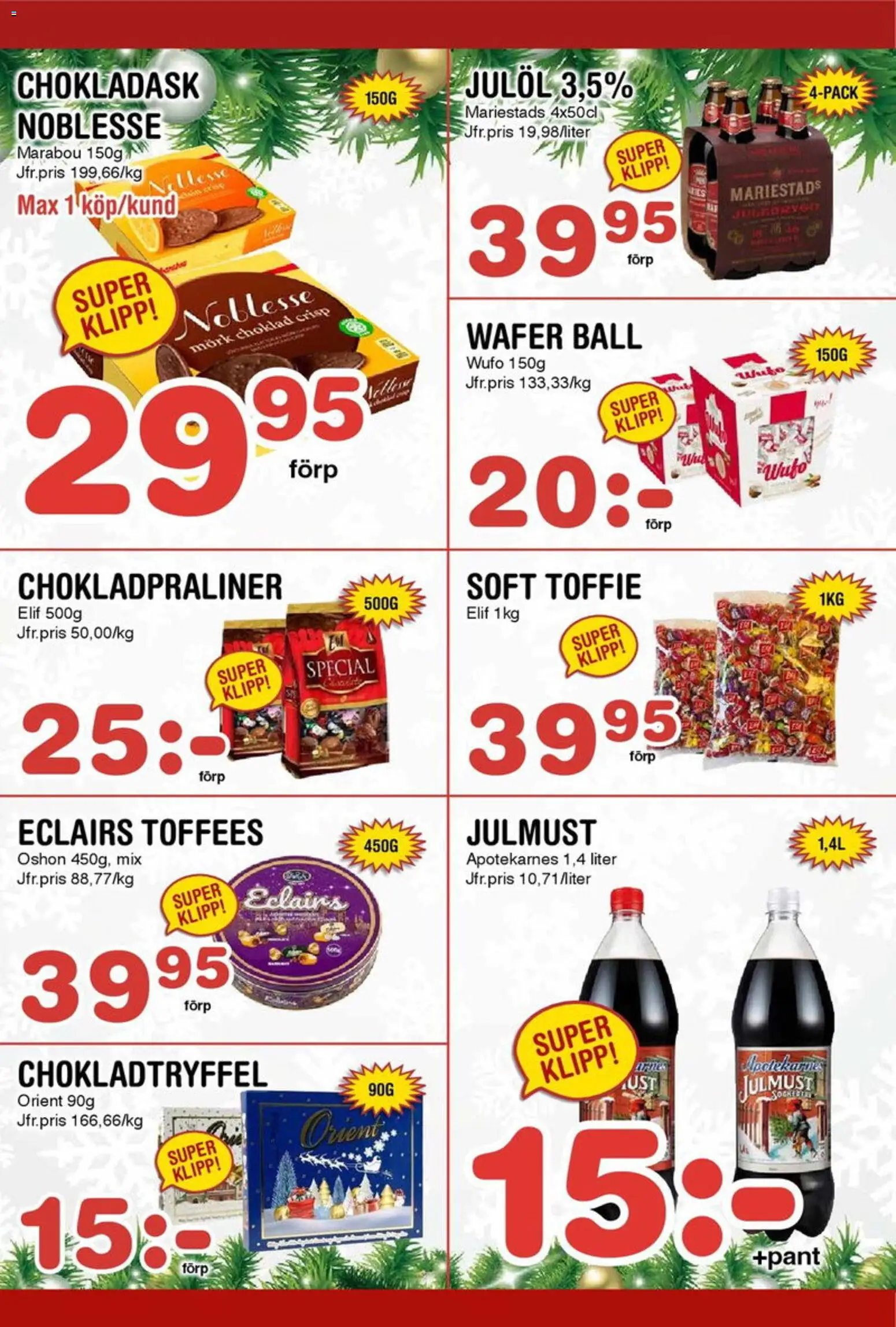Nya Pulsen reklamblad aktuell från 15.12.2025 | Sida: 8 | Produkter: Choklad