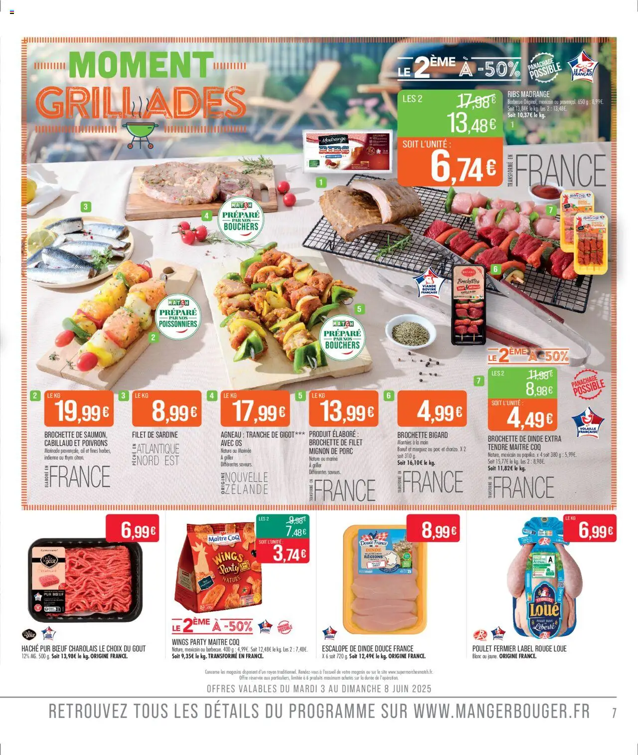  | Page: 7 | Produits: Paprika, Sardine, Merguez, Viande bovine