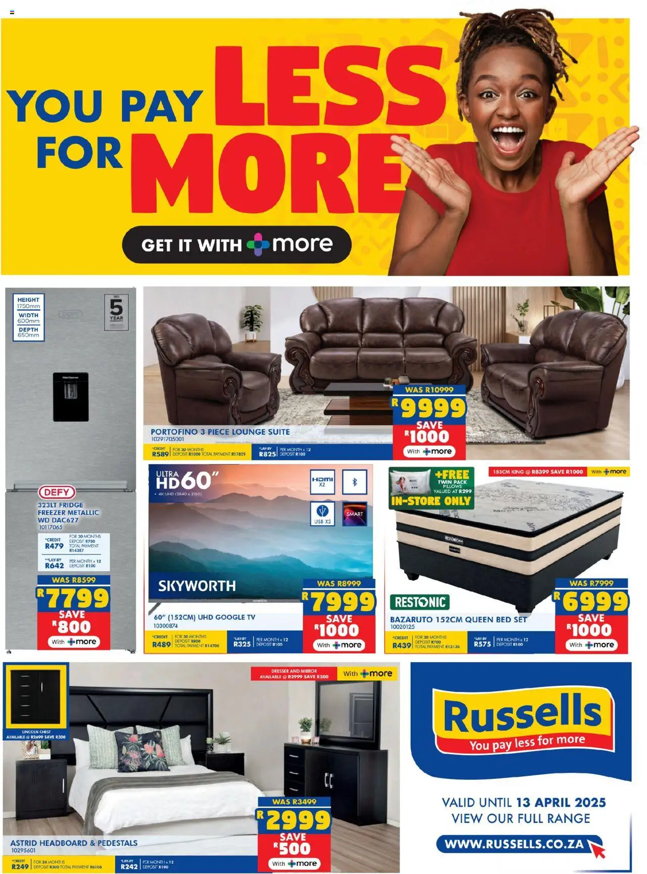 Russells specials April 2025 » online catalogue