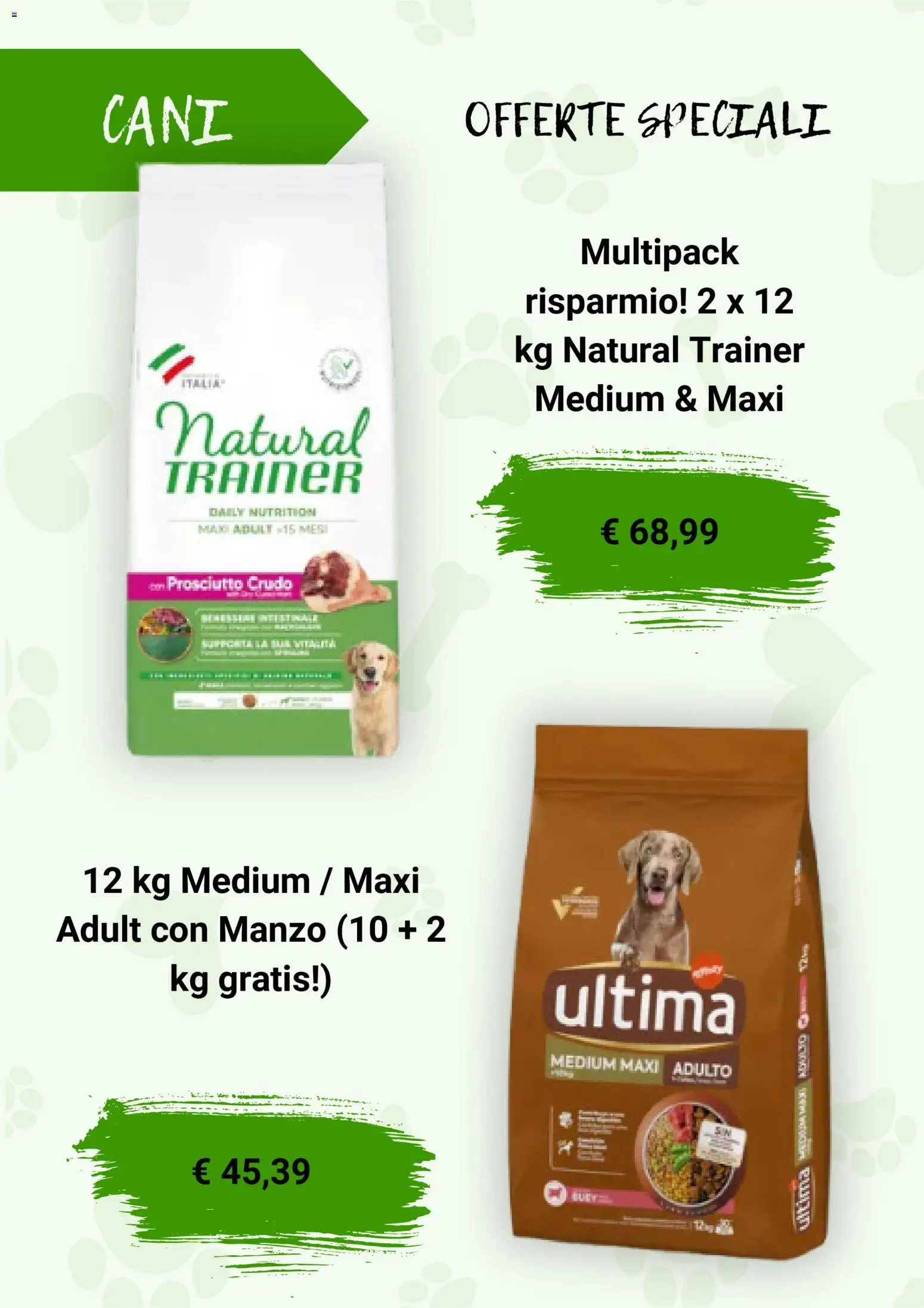 Volantino Zooplus del 05.01.2026 | Pagina: 2 | Prodotti: Prosciutto Crudo, Manzo, Prosciutto