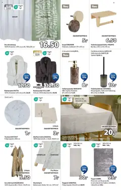 JYSK Aktionen ab 21.10.2025 gültig | Seite: 9 | Produkte: Seifenspender, Toilettenpapierhalter, Teppich, Bademantel
