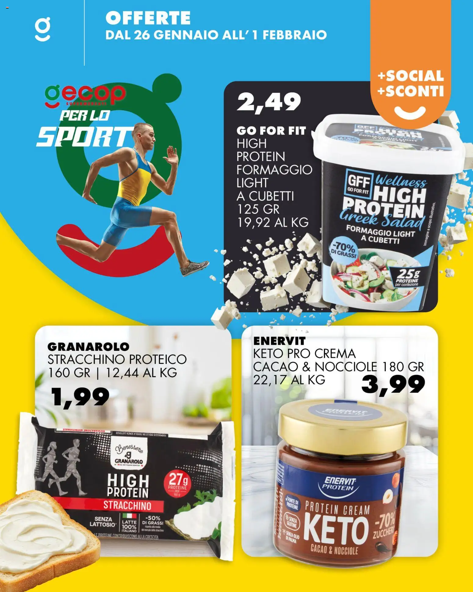 Volantino GECOP del 26.01.2026 | Pagina: 6 | Prodotti: Crema, Olio, Nocciole, Stracchino