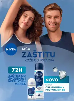 NIVEA MEN DERMA CONTROL Defend, Anti-perspirant with pure hyaluron + pro-vitamin B5, 0% alcohol, derma 72h active protection - pregled DM Drogerie kataloga - važi od 09.10.2025 | Strana: 60 | Proizvode: Nivea Men, Nivea