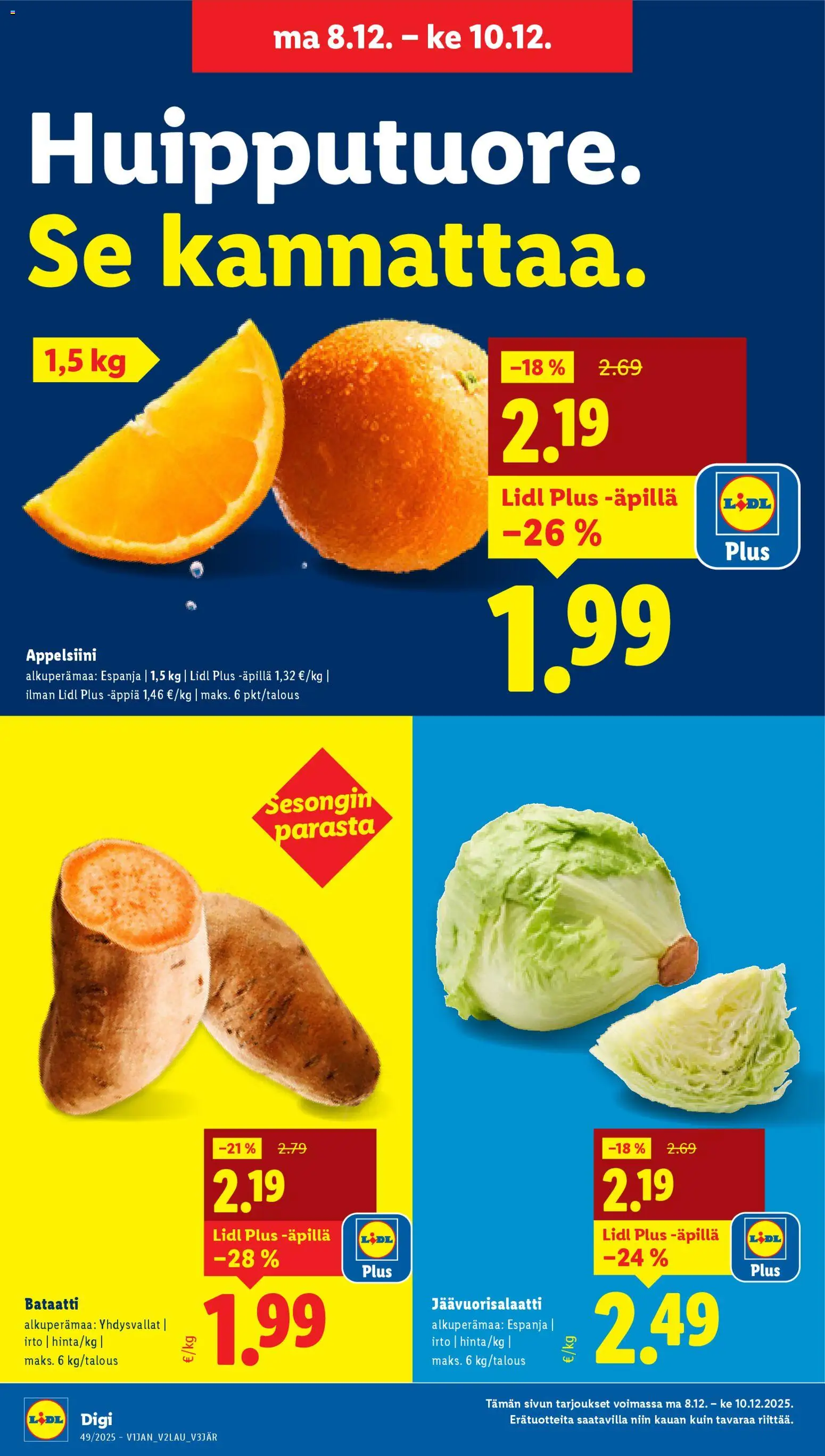 Lidl tarjoukset - Helsinki – voimassa 04.12.2025 alkaen | Sivu: 21