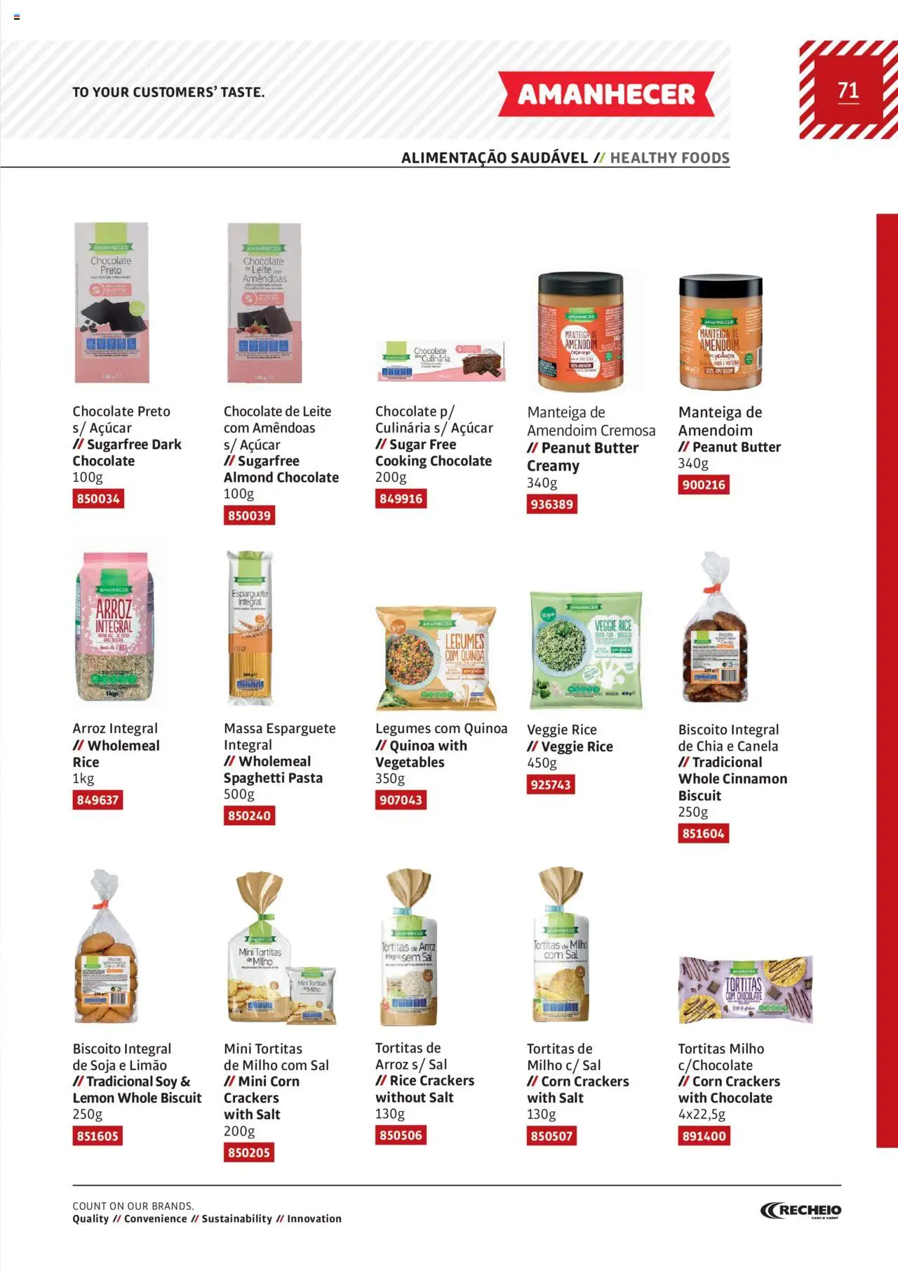 Recheio Amanhecer │ válido de 11.07.2024 | Página: 71 | Produtos: Canela, Chocolate, Arroz, Açúcar