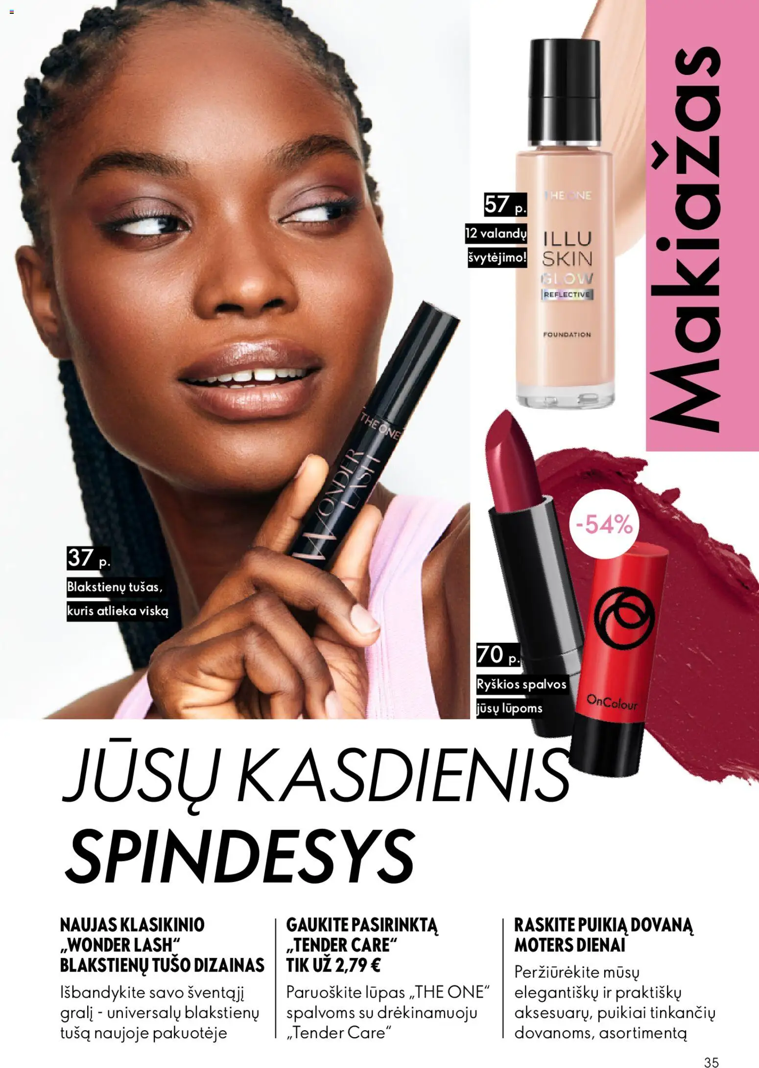 Oriflame akcijos nuo 18.02.2026 | Puslapis: 35 | Prekių: Makiažas