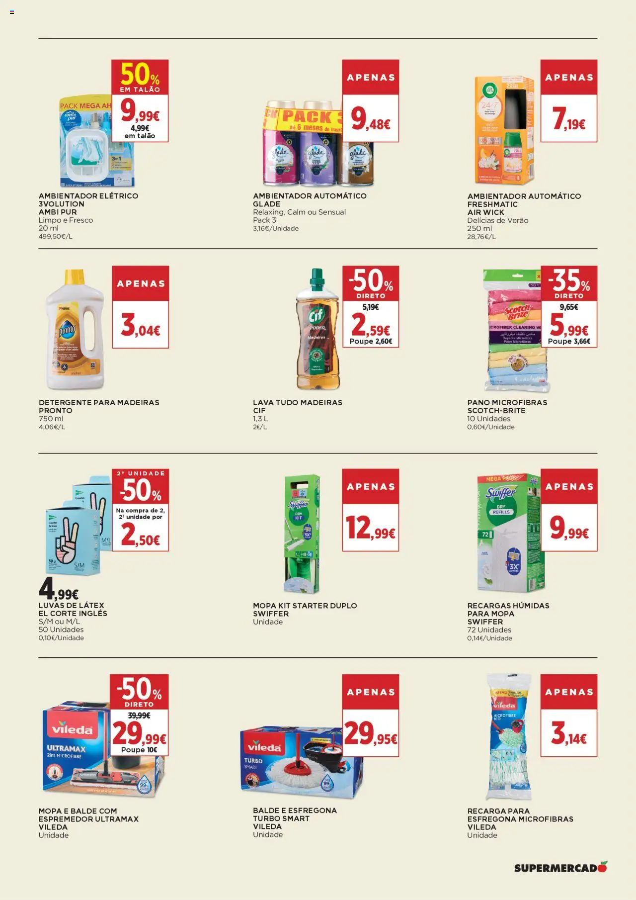 El Corte Ingles folheto │ válido de 22.08.2025 | Página: 5 | Produtos: Balde, Espremedor, Detergente, Madeiras