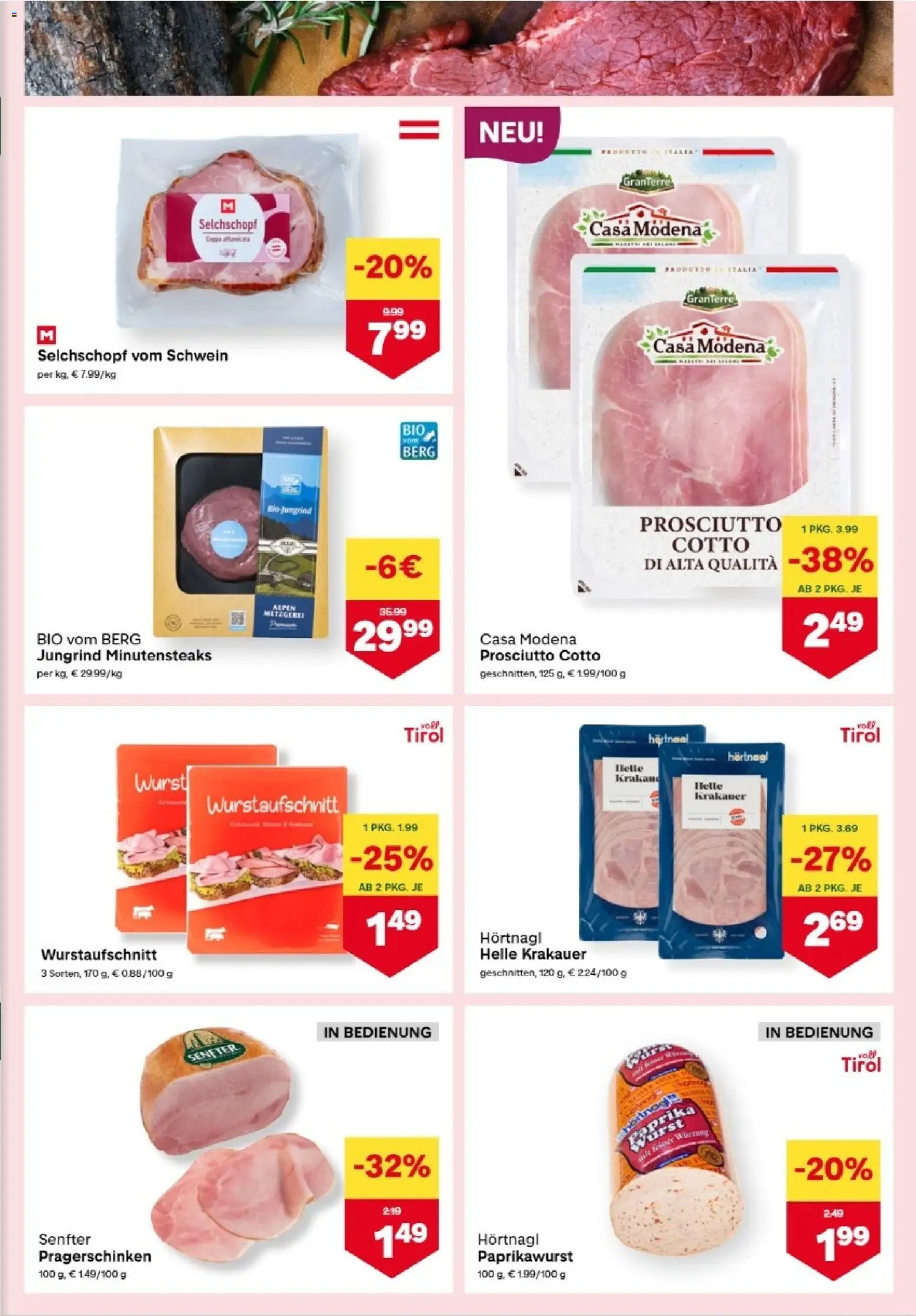 MPREIS Altenmarkt im Pongau gültig ab 26.03.2026 | Seite: 3 | Produkte: Wurst