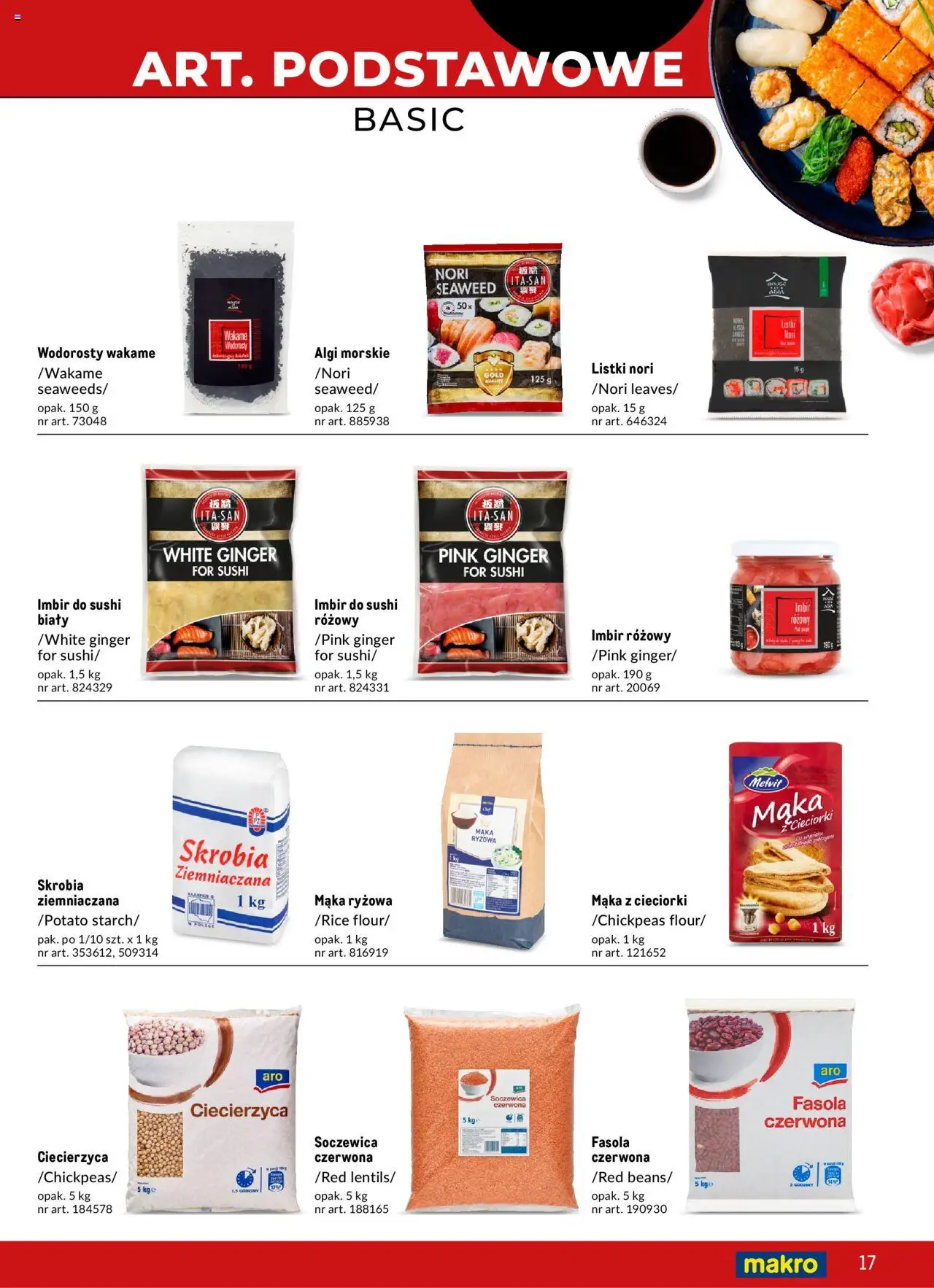 Makro Gazetka - Azja Smaki orientu od 22.02.2024 | Strona: 17 | Produkty: Imbir