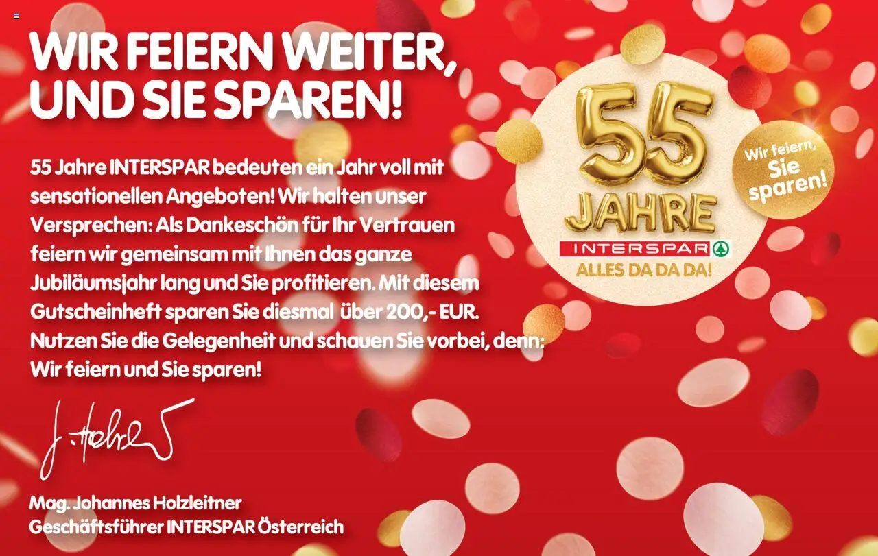 Interspar - Gutscheinheft 55 Jahre  gültig ab 31.07.2025 | Seite: 2