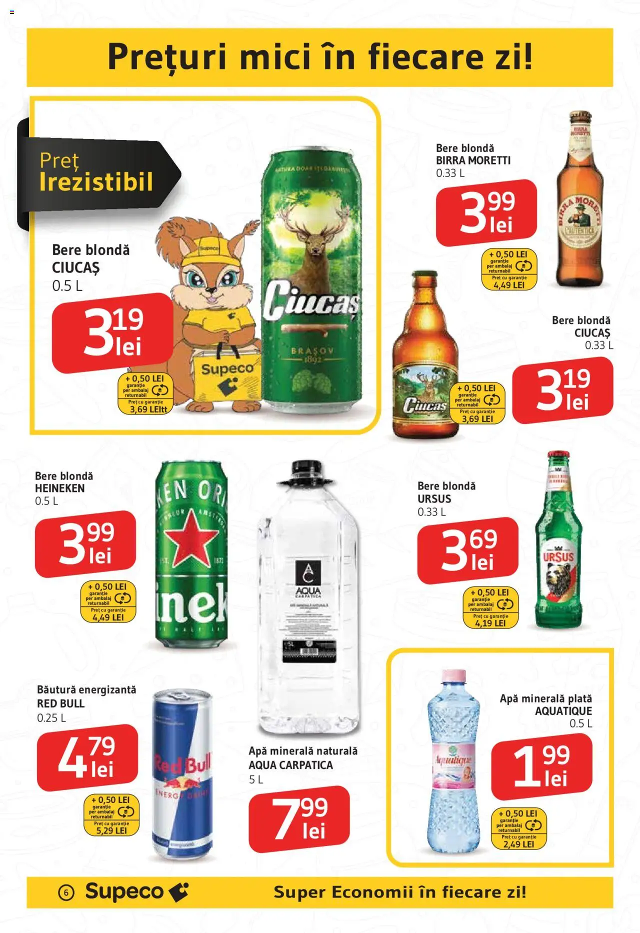 Catalog Supeco - Bârlad – valabil de la 05.06.2025 | Pagină: 6 | Produse: Köpek Sabunu, Mici, Bere, Apă