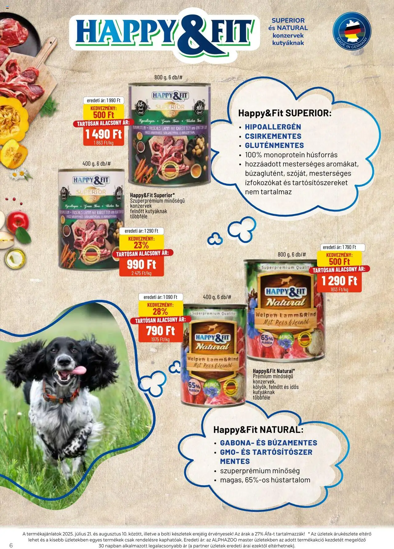 AlphaZoo akciós ujság - amely érvényes a következő dátumtól: 21.07.2025 | Oldal: 6 | Termékek: Gluténmentes