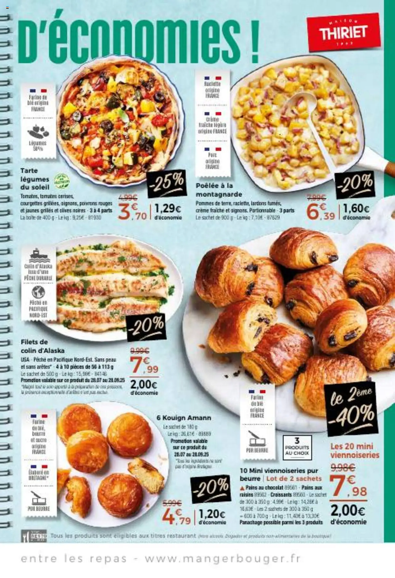  | Page: 7 | Produits: Olives, Pêche, Viennoiseries, Crème fraiche