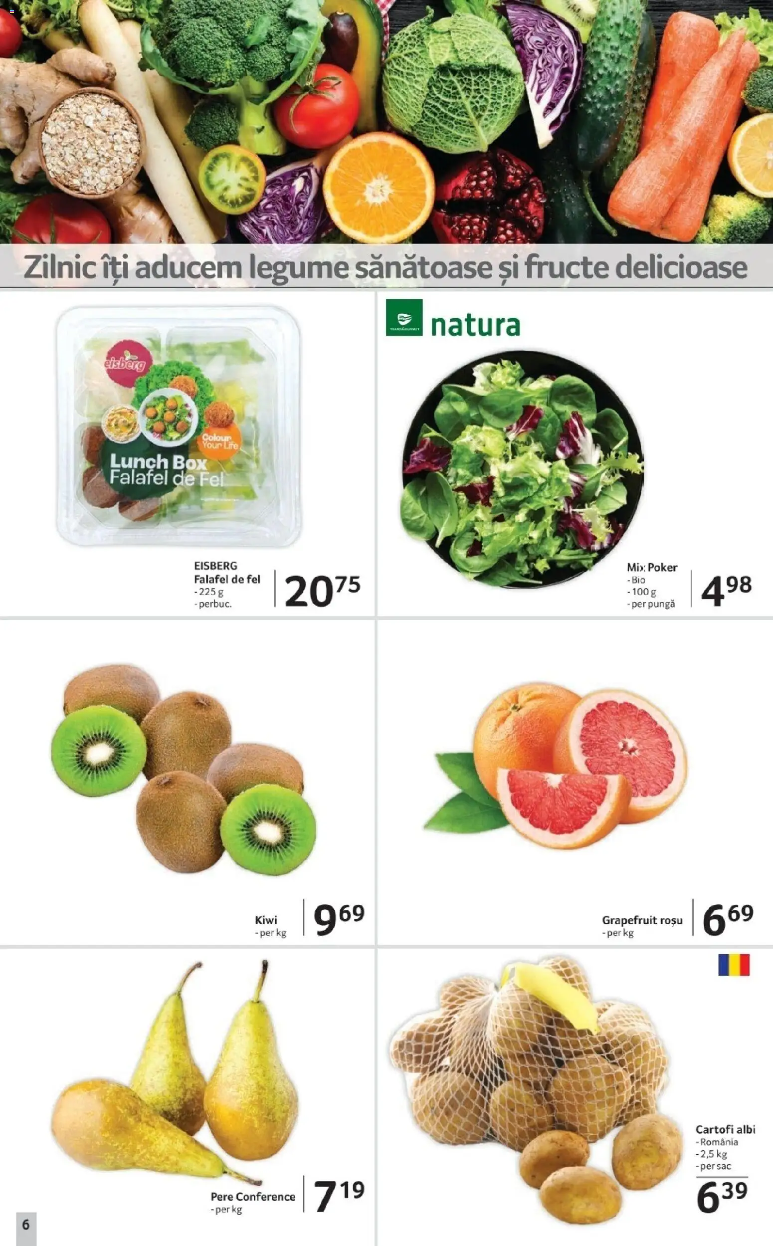 Noul catalog Selgros – valabil de la 02.01.2026 | Pagină: 6 | Produse: Pungă, Cartofi, Legume, Fructe