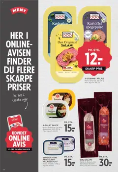 Meny Tilbudsavis gyldig fra 18.07.2025 | Side: 7 | Produkter: Champignon, Salami, Pålæg, Spegepølse