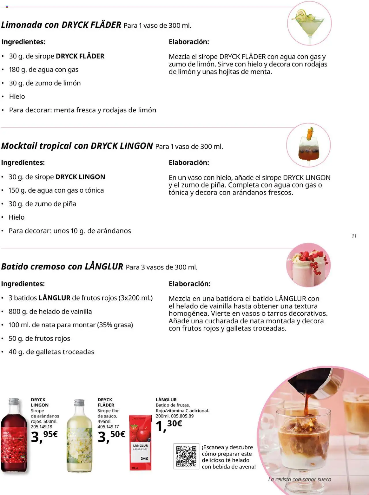Catálogo IKEA Fika │ válido desde el 01.07.2025 | Página: 11 | Productos: Ηλεκτρονικα ειδη, Piña, Agua con gas, Batidora