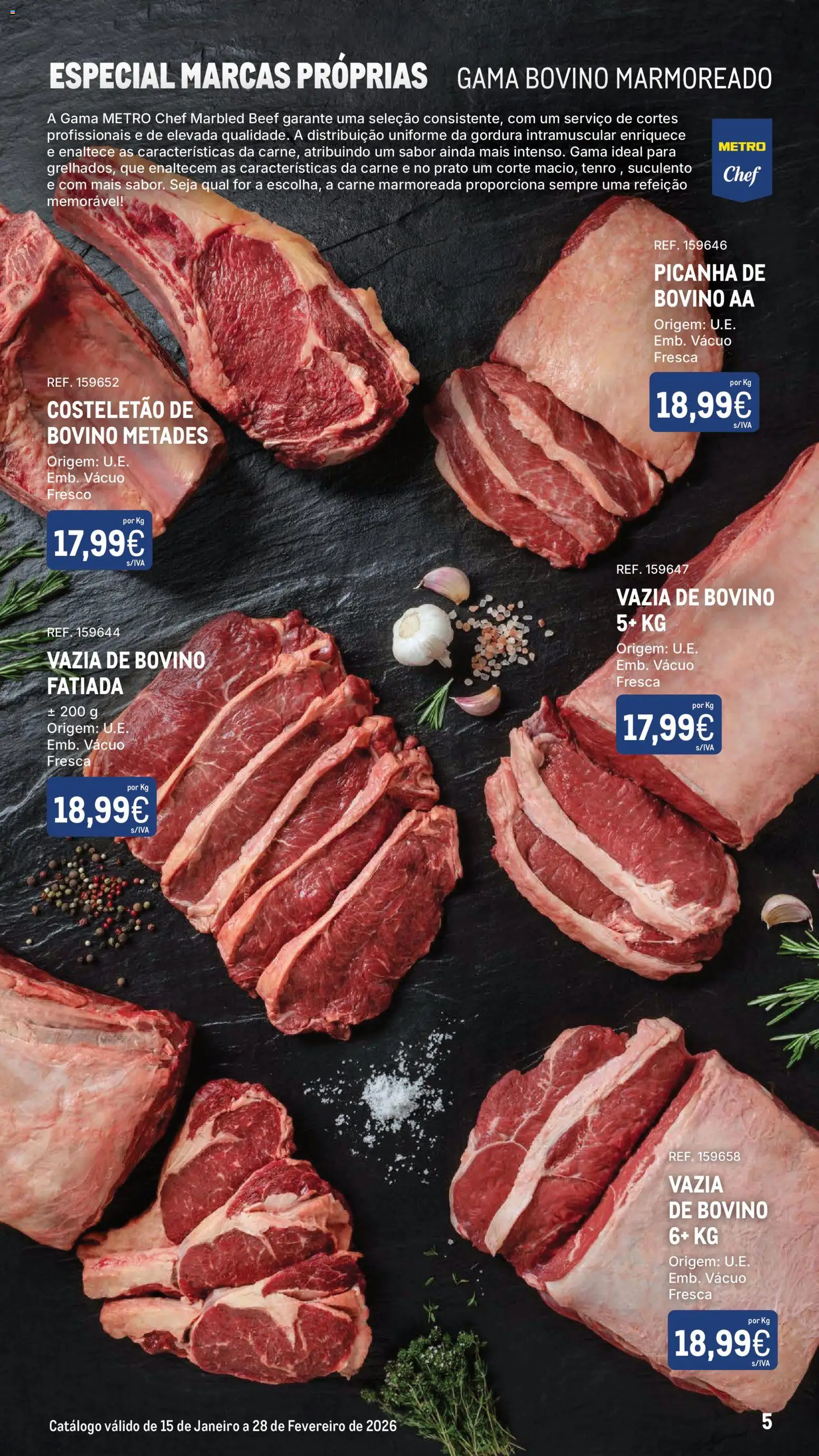 Makro Especial Marcas Próprias  │ válido de 15.01.2026 | Página: 5 | Produtos: Carne
