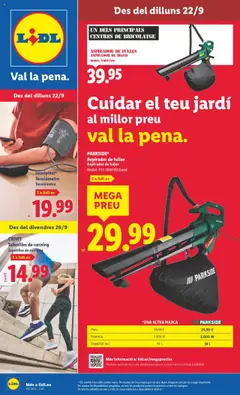 Vista previa Lidl folleto de bazar válido desde el 22.09.2025