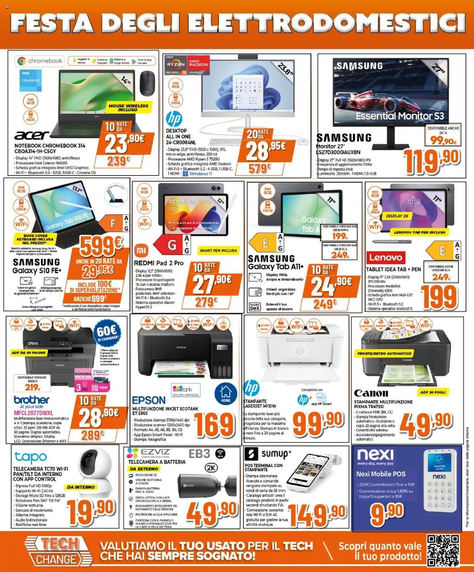 Volantino Expert del 12.03.2026 | Pagina: 23 | Prodotti: Xiaomi, Fotocamera, Batteria, Samsung